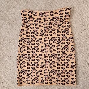BCBGMaxAzria Animal Print Skirt